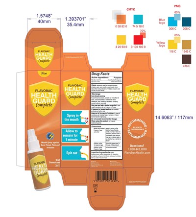 Flu Spray Oral Helath Label